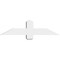 Ekena Millwork Eugene Architectural Grade PVC Gable Bracket, 36"W x 9"H x 4"D x 4"F, 6/12 Pitch GBP036X09X0404EUG00 - alternate 2